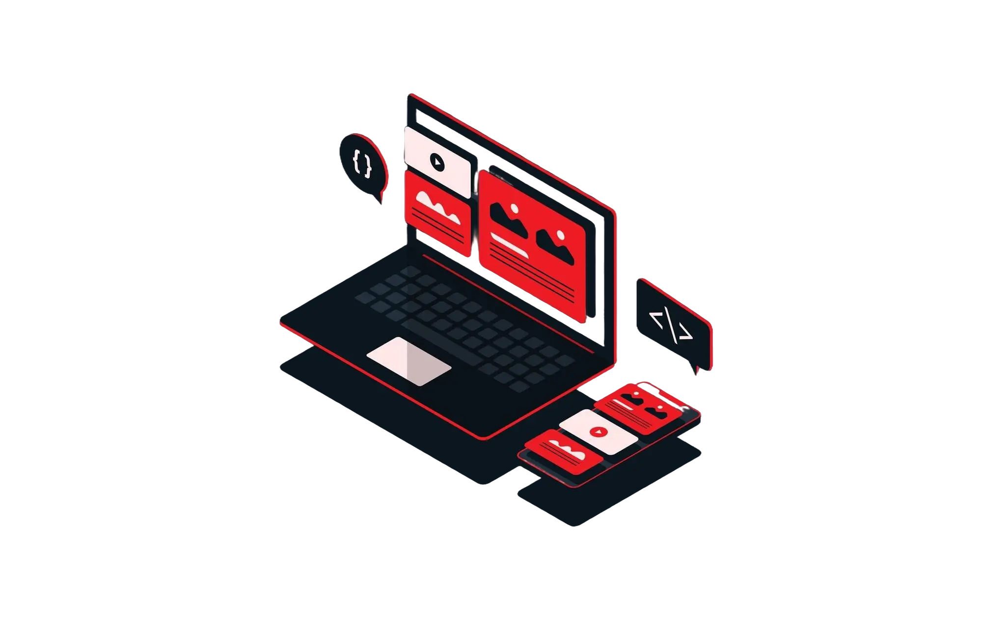 illustration of a computer